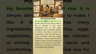 My Favorite Food 🍛 | Easy English Speaking Practice  #learnenglish #englishpractice