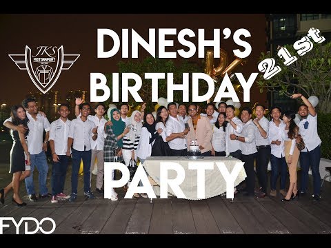 JKS convoy to Dinesh's Birthday Party! Happy 21st birthday buddy!