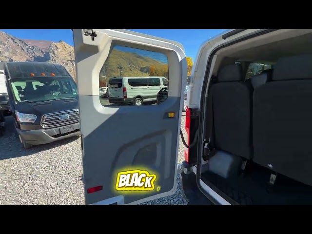 2018 FORD TRANSIT 350 WAGON PASSENGER V6, ECOBOOST, TT, 3.5L XLT W/LOW ROOF W/SLIDING SIDE DOOR VAN 3D