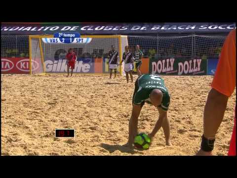 I Mundialito de Futebol de Areia - Vasco 4 x 2 Sporting