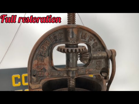 Restoration of an Antique Sausage Stuffer from 1883 #viralvideo  #restoring #repairing #restoration