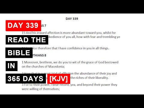 Day 339   Read The Bible in 365 Days KJV