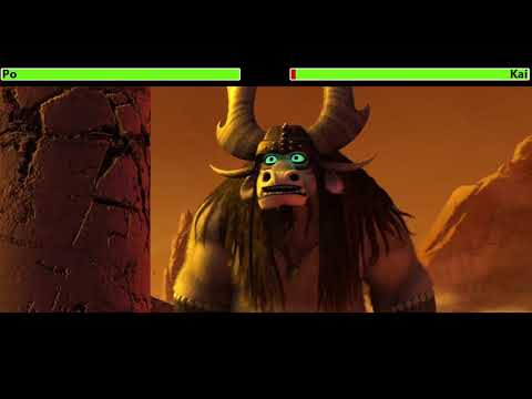 Kung Fu Panda 3 (2016) Final Battle with healthbars 2/2 (40K Subscriber Special)