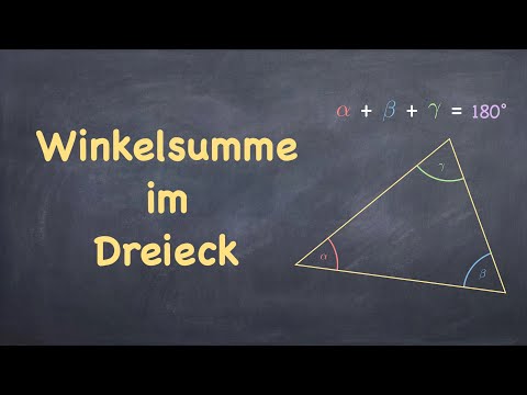 Winkelsumme im Dreieck