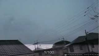 preview picture of video '豪雨落雷 大阪府 高槻市にて thunderbolt in slow motion 14.Aug.2012 Takatsuki Osaka Japan'