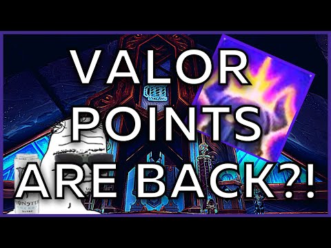 9.0.5 PTR and VALOR Points as Mythic+ Upgradeable Gearing System! What about Raids though?