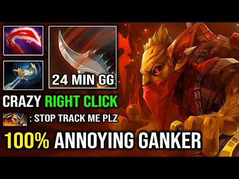 Nowhere is Safe | 9Min Echo Sabre 100% Annoying Ganker EZ MMR 24Min GG with Crazy Physical Dota 2