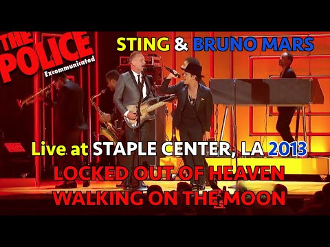 STING & BRUNO MARS - LOCKED OUT OF HEAVEN/WALKING ON THE MOON (GRAMMY AWARDS 2013)