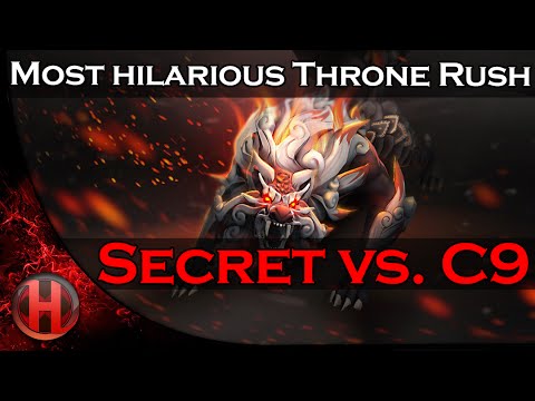 Team Secret vs. C9 - Most hilarious Throne Rush Dota 2 @ DAC 2015
