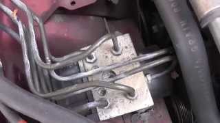 Volvo S40 ABS Pump Module Location Video
