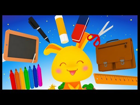 Les fournitures scolaires - Dessins animés et chansons sur l'école -  Titounis Découverte
