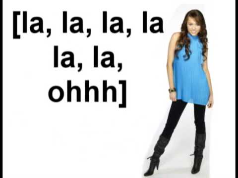 Hannah Montana [S3] - Lets Get Crazy - Lyrics On Screen