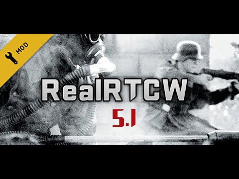 RealRTCW 5.1 Full Walkthrough [REALISM], All Gold + All Secret Zones / Areas + No Saves [4K]