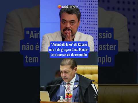 Sakamoto: “Airbnb de luxo” de Kássio não é de graça e Caso Master tem que servir de exemplo