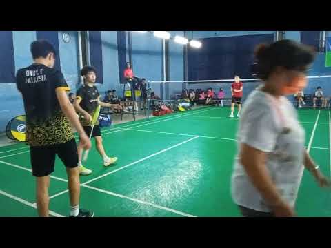 Badminton Final 12th Rawang Open Men's Double U18 Tour - Lee Tao / Zi Hin Vs Skyane Ong / Man John