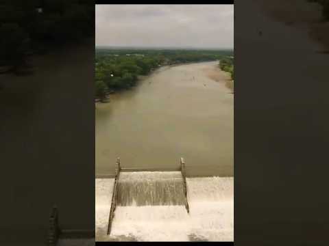 Dam failure drains lake