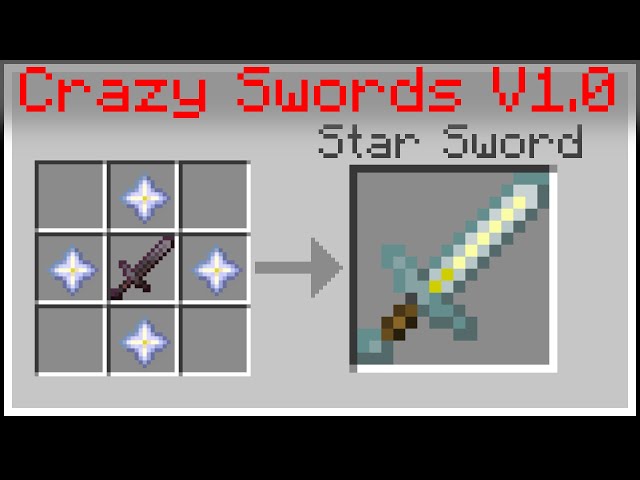Minecraft OP SWORDS MOD  CRAFT GOD SWORDS AND KILL ANY MINECRAFT