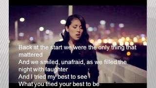 GONE Lyrics, Kina Grannis
