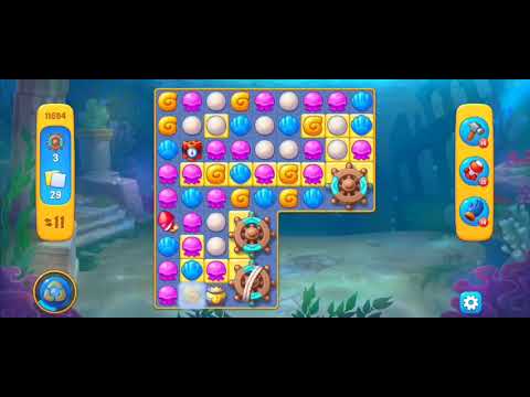 Fishdom Easy Level 11694 (with ingame lightning booster) @choraelmin