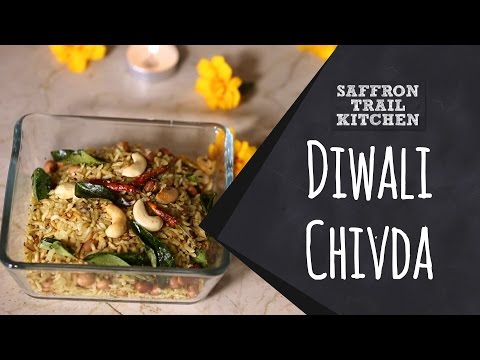 How To Make Chivda At Home || Diwali Recipes || Saffron Trail