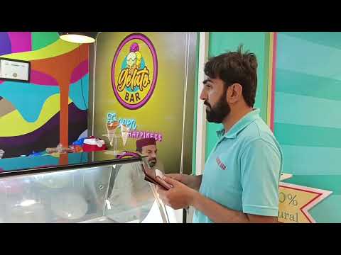Gelato Bar icecream shop in | Rahim yar Khan | Pakistan visit by with Sultan ashraf