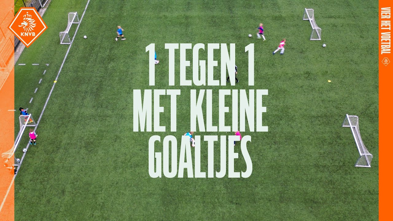 𝟏 🆚 𝟏 met kleine goaltjes ⚡ I OEFENSTOF ⚽