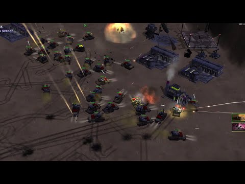 GLA Toxin General Vs Hard Enemy USA Command & Conquer Generals Zero Hour