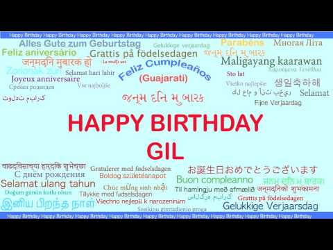 Gil   Languages Idiomas - Happy Birthday