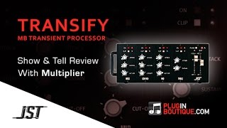 Video thumbnail for Transify Multi-band Transient Processor Plugin By JST - Show & Reveal by Plugin Boutique