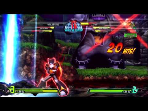 Marvel vs Capcom 3 - PS3 -- Non-Ranked Matches 48 Partial - Zero vs Team Hyper Combo 2 (Triple KO)