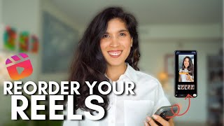 Tutorial Reels Instagram 2021 -REORDER REELS video clips Step by step