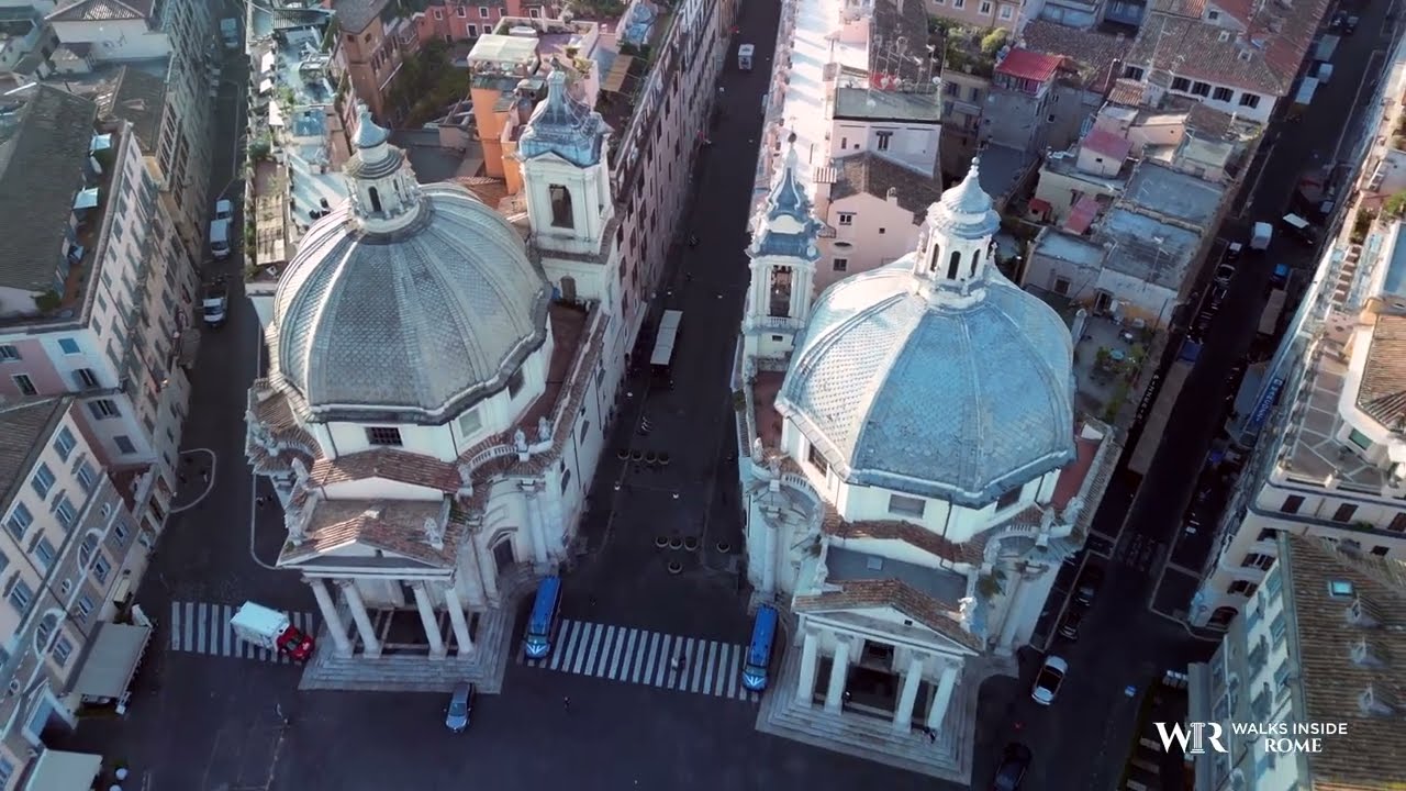 Discover the cinematic highlights of Piazza del Popolo.