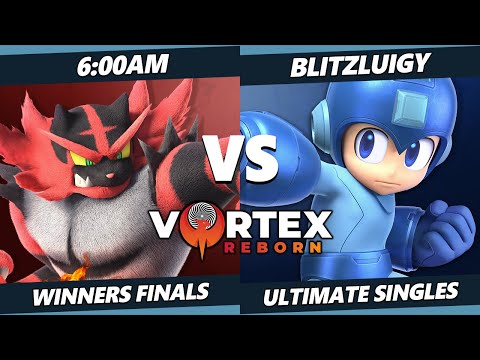 Vortex Legends 17 Winners Finals - 6:00am (Incineroar) Vs. BlitzLuigy (Mega Man) SSBU Ultimate