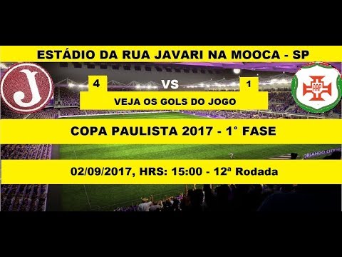 COPA PAULISTA 2017 JUVENTUS-SP 4 X 1 PORTUGUESA SANTISTA-SP