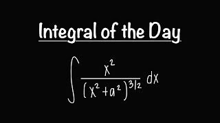 Integral of the Day 7.22.25 | Classic Trig Sub in Action! | Math with Professor V