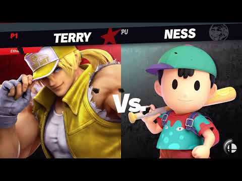 SSBU #277 - Terry (Me) vs. Ness (Level 9 CPU)