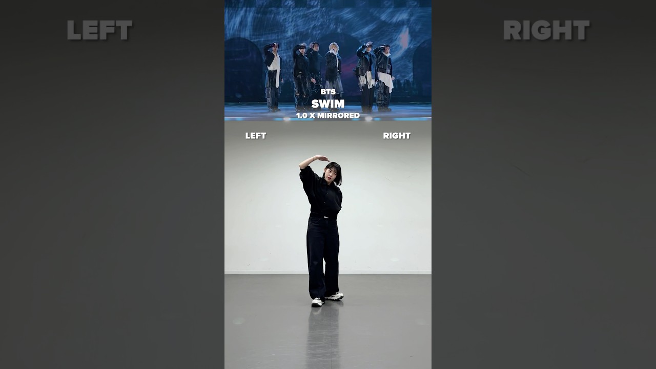 BTS ' SWIM ' MIRRORED ver ( x 1.0 ) #BTS #방탄소년단 #BTS_SWIM #army