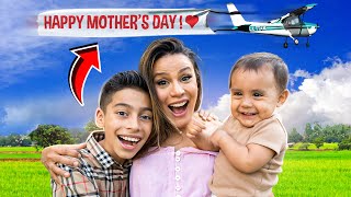 The Best MOTHER'S DAY GIFT Ever!! (AIRPLANE SURPRISE) | The Royalty Family