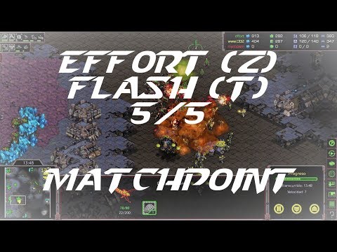 EffOrt (Z) vs Flash (T) en MatchPoint 5/5 - StarCraft BroodWar REMASTERED