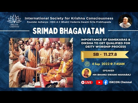 SB_11.27.8 - Importance of Samskaras & Diksha to get qualified for Deity worship process !