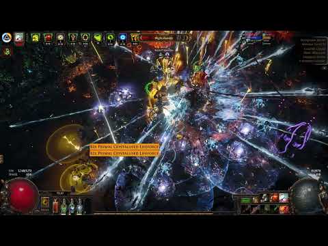 POE 3.21 Manaforge Tornado Shot Mapping Test