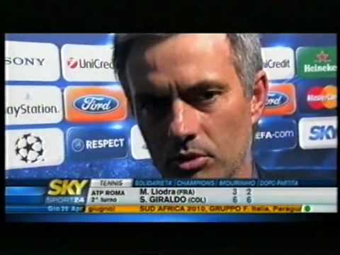 Barcellona-Inter 1-0 - Intervista a Josè Mourinho