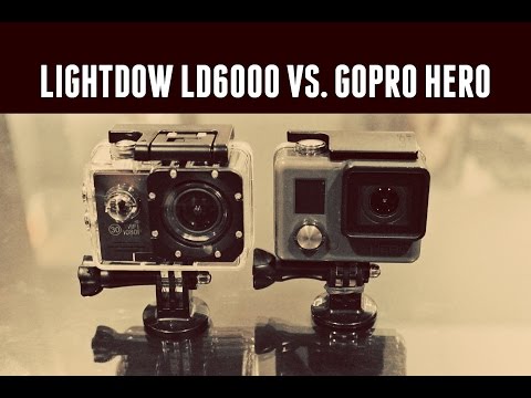 Lightdow LD6000 vs.  GoPro Hero // First Impression Review