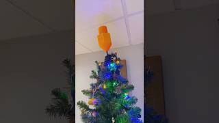 New 3D printed tree topper added to the Nerd tree #nerdtree