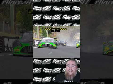 Chaz Mostert and Jayden Ojeda collide at Griffins Bend.