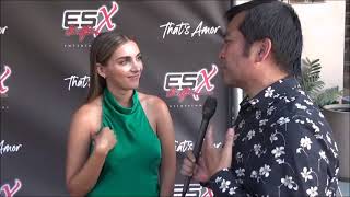 Emelia Hartford Carpet Interview at That's Amor Premiere video
