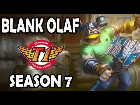 SKT T1 Blank OLAF vs ELISE Jungle - Patch 6.24 KR Ranked