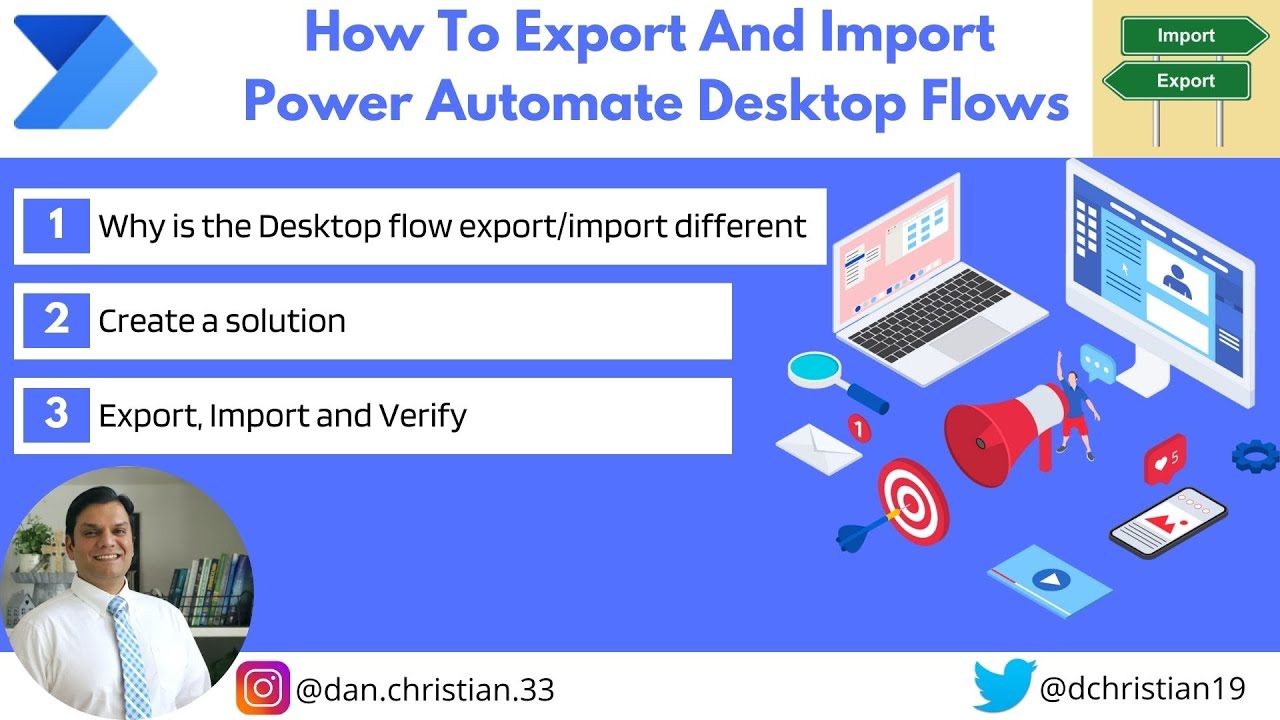 How To Export And Import Power Automate Desktop Flows