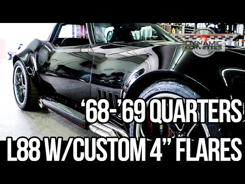 1968-1969 Corvette L88 Rear Quarters with 4 Inch Flares!
