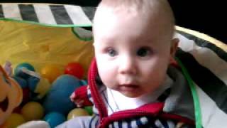 What Finley thinks of his new toy